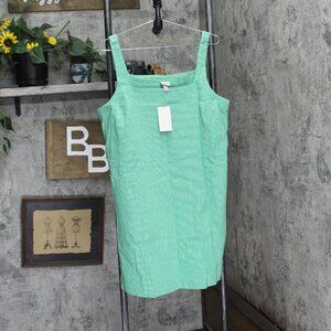 A New Day Womens Tank Mini Shift Dress 93253906 Green Striped L
